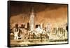 Manhattan Brown Shade-Philippe Hugonnard-Framed Stretched Canvas