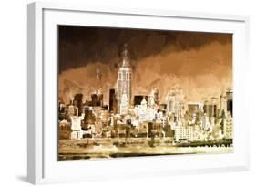 Manhattan Brown Shade-Philippe Hugonnard-Framed Giclee Print