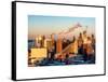 Manhattan Buildings at Sunset-Philippe Hugonnard-Framed Stretched Canvas