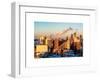 Manhattan Buildings at Sunset-Philippe Hugonnard-Framed Art Print