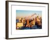 Manhattan Buildings at Sunset-Philippe Hugonnard-Framed Art Print