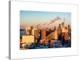 Manhattan Buildings at Sunset-Philippe Hugonnard-Stretched Canvas