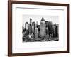 Manhattan Buildings Sunset in Winter-Philippe Hugonnard-Framed Art Print