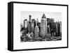 Manhattan Buildings Sunset in Winter-Philippe Hugonnard-Framed Stretched Canvas