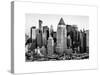 Manhattan Buildings Sunset in Winter-Philippe Hugonnard-Stretched Canvas