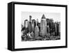 Manhattan Buildings Sunset in Winter-Philippe Hugonnard-Framed Stretched Canvas