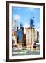 Manhattan Buildings V - In the Style of Oil Painting-Philippe Hugonnard-Framed Giclee Print