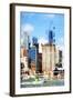 Manhattan Buildings V - In the Style of Oil Painting-Philippe Hugonnard-Framed Giclee Print