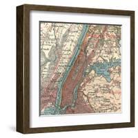 Manhattan (C. 1900)-Encyclopaedia Britannica-Framed Art Print