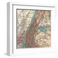 Manhattan (C. 1900)-Encyclopaedia Britannica-Framed Art Print