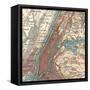 Manhattan (C. 1900)-Encyclopaedia Britannica-Framed Stretched Canvas