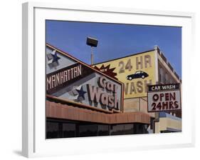 Manhattan Car Wash-Andy Burgess-Framed Giclee Print