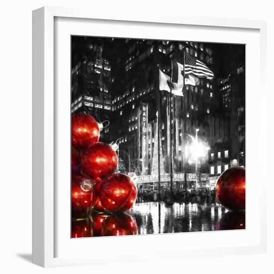 Manhattan Christmas II-Philippe Hugonnard-Framed Giclee Print