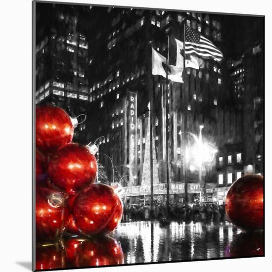 Manhattan Christmas II-Philippe Hugonnard-Mounted Giclee Print