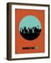 Manhattan Circle Poster 1-NaxArt-Framed Art Print