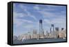 Manhattan City Skyline, New York, New York, USA-Cindy Miller Hopkins-Framed Stretched Canvas