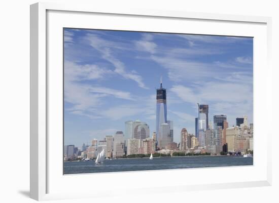 Manhattan City Skyline, New York, New York, USA-Cindy Miller Hopkins-Framed Photographic Print