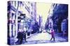 Manhattan City Street-Philippe Hugonnard-Stretched Canvas