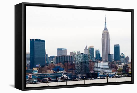 Manhattan Cityscape I-Erin Berzel-Framed Stretched Canvas