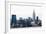 Manhattan Cityscape I-Erin Berzel-Framed Photographic Print