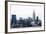 Manhattan Cityscape I-Erin Berzel-Framed Photographic Print