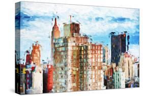 Manhattan Cityscape II - In the Style of Oil Painting-Philippe Hugonnard-Stretched Canvas