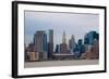 Manhattan Cityscape II-Erin Berzel-Framed Photographic Print