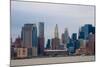 Manhattan Cityscape II-Erin Berzel-Mounted Photographic Print