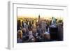 Manhattan Cityscape III-Philippe Hugonnard-Framed Giclee Print