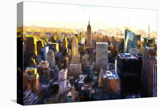 Manhattan Cityscape III-Philippe Hugonnard-Stretched Canvas