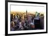 Manhattan Cityscape III-Philippe Hugonnard-Framed Giclee Print