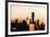 Manhattan Cityscape - In the Style of Oil Painting-Philippe Hugonnard-Framed Giclee Print