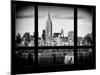 Manhattan Cityscape with the Empire State Building - New York City, USA-Philippe Hugonnard-Mounted Photographic Print