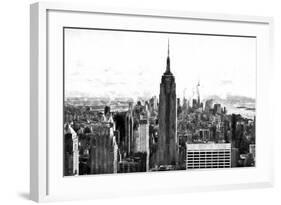 Manhattan Cityscape-Philippe Hugonnard-Framed Giclee Print