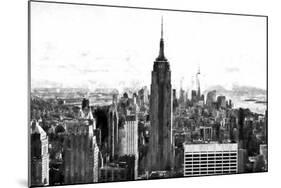 Manhattan Cityscape-Philippe Hugonnard-Mounted Giclee Print