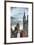 Manhattan Cityscape-Philippe Hugonnard-Framed Art Print