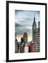 Manhattan Cityscape-Philippe Hugonnard-Framed Art Print