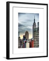 Manhattan Cityscape-Philippe Hugonnard-Framed Art Print