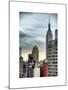 Manhattan Cityscape-Philippe Hugonnard-Mounted Art Print