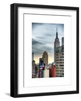 Manhattan Cityscape-Philippe Hugonnard-Framed Art Print