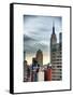 Manhattan Cityscape-Philippe Hugonnard-Framed Stretched Canvas