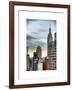 Manhattan Cityscape-Philippe Hugonnard-Framed Art Print