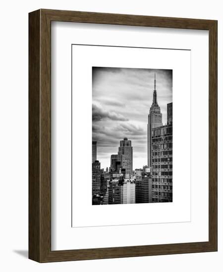 Manhattan Cityscape-Philippe Hugonnard-Framed Art Print