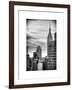 Manhattan Cityscape-Philippe Hugonnard-Framed Art Print