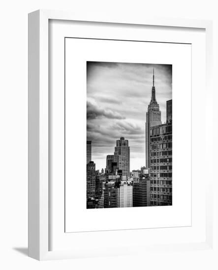 Manhattan Cityscape-Philippe Hugonnard-Framed Art Print