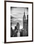 Manhattan Cityscape-Philippe Hugonnard-Framed Art Print