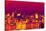 Manhattan Cityscapes - Pop Art skyline - New York - United States-Philippe Hugonnard-Stretched Canvas