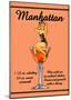 Manhattan Cocktail-null-Mounted Giclee Print