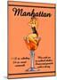 Manhattan Cocktail-null-Mounted Giclee Print