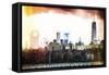 Manhattan Colorful-Philippe Hugonnard-Framed Stretched Canvas